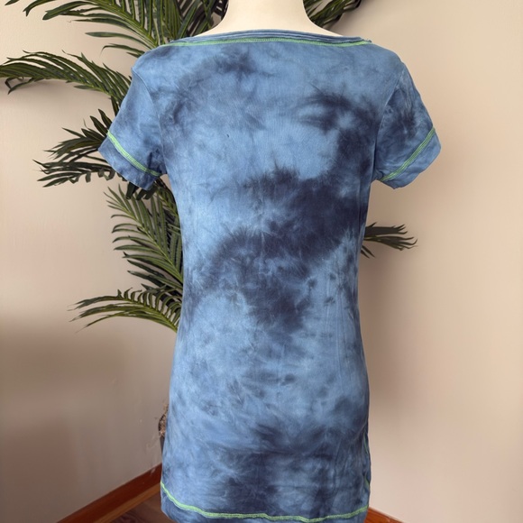 Blue Tie-Dye Mickey Mouse T-Shirt Dress - Picture 2 of 4